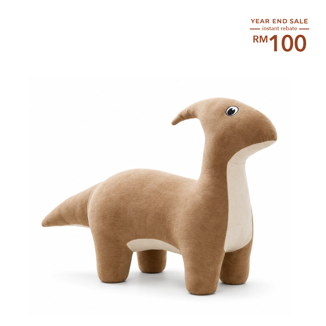 BINO Dinosaurs Kids Stool Khaki