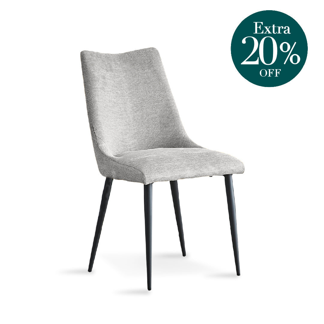 BOWIE Dining Chair Light Grey