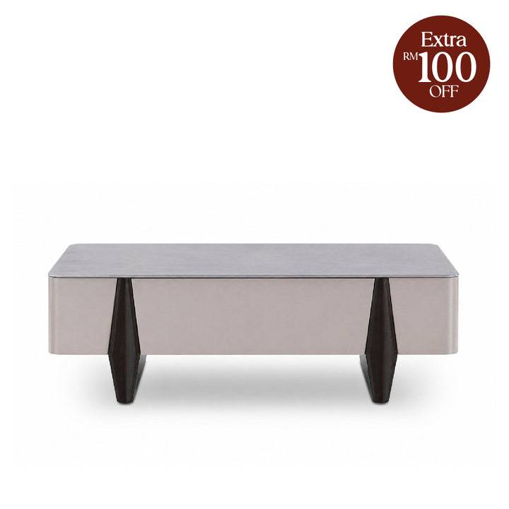 BREYAN Tempered Glass Coffee Table