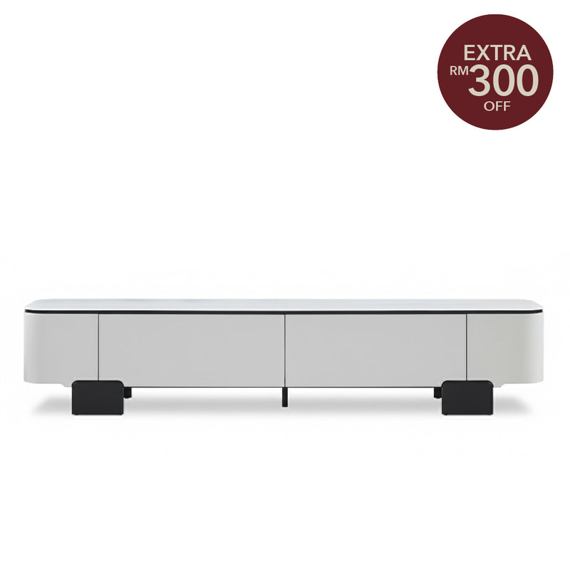 DIVA Tempered Glass TV Cabinet