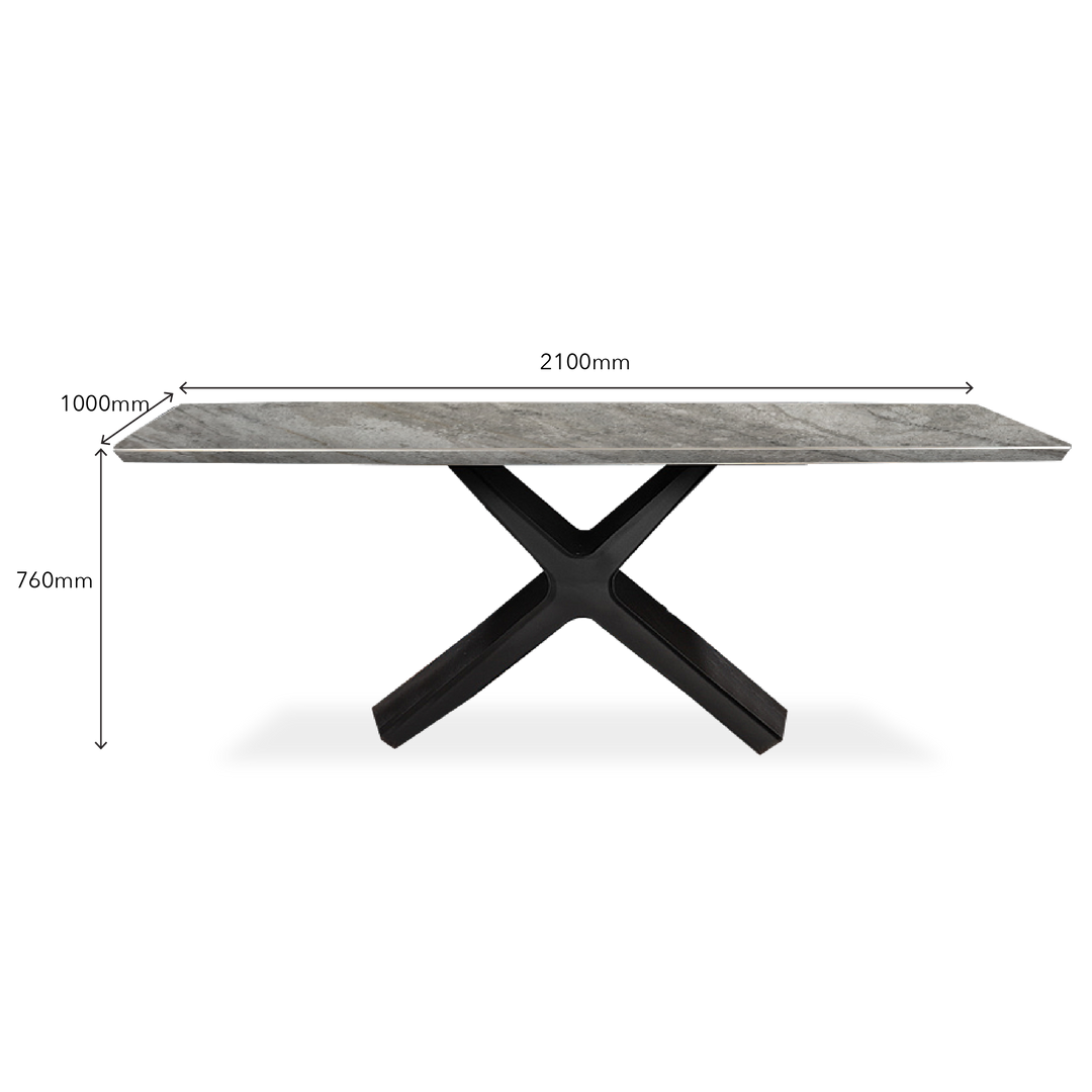 CALABIA Marble Dining Set