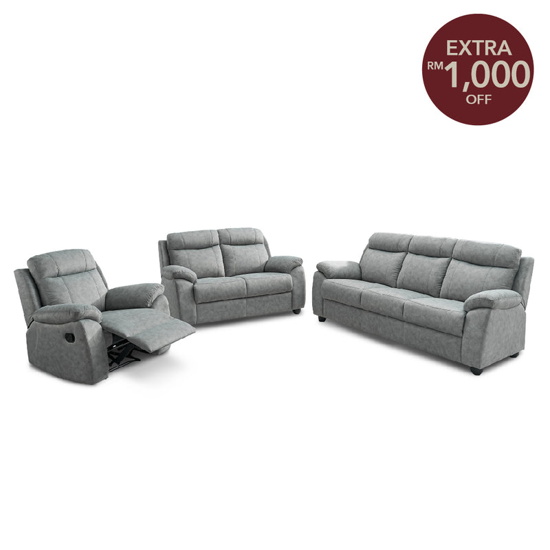 CASTIA Sofa Set Grey