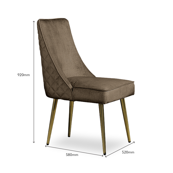 PIEDMONT Dining Chair Brown