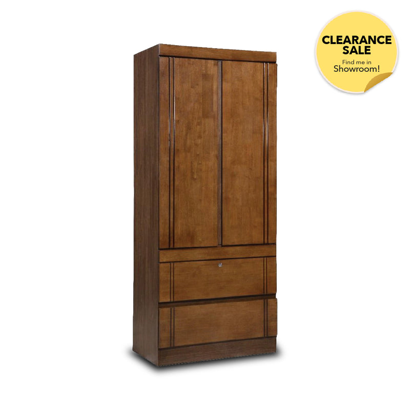 DAYLEY 2 Door Wadrobe (Walnut)