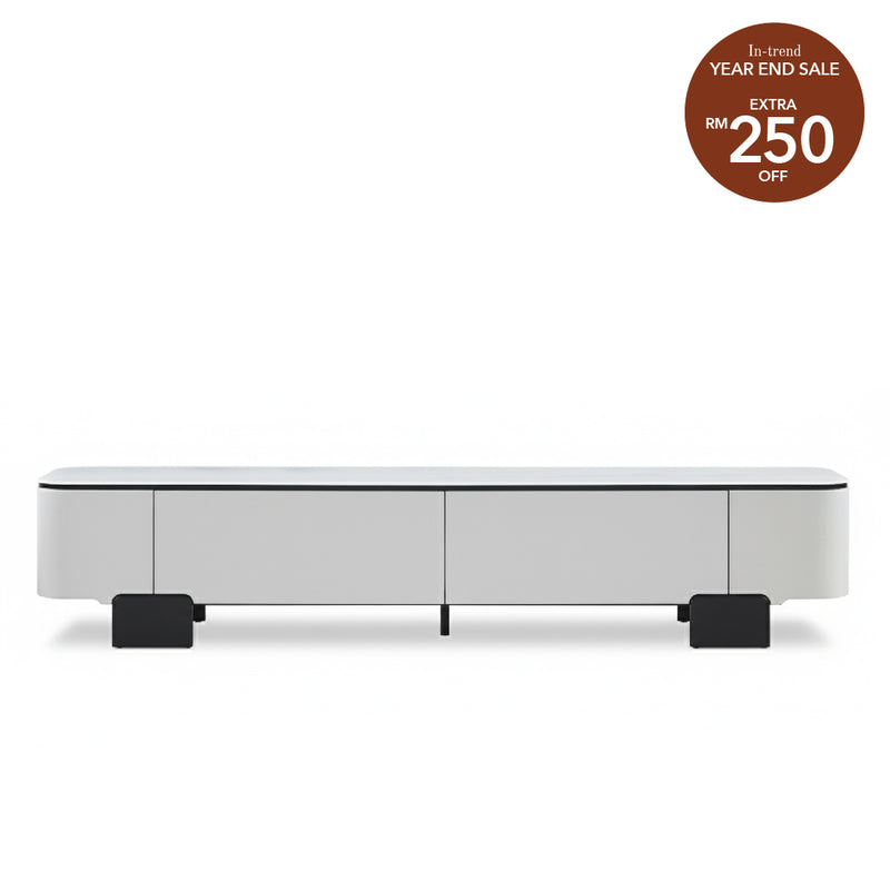 DIVA Tempered Glass TV Cabinet