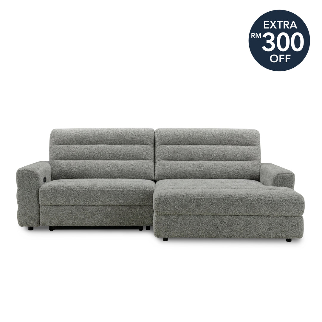 DREY L-Shape Power Slide Out Sofa