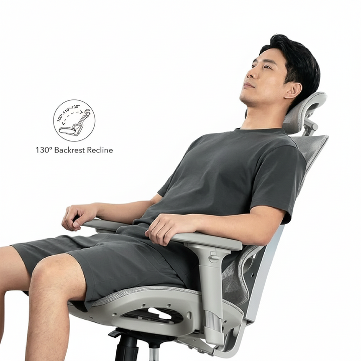 NINOS High Back Premium Gray Office Chair