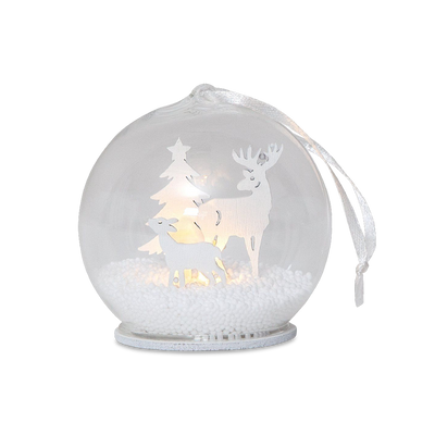 FAUNA I LED Snow Globe Christmas Decoration