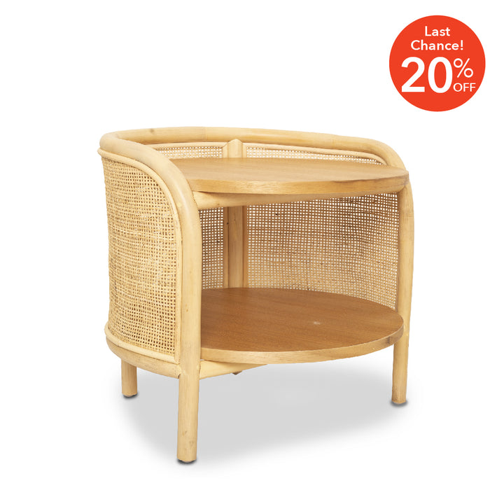 FIGO Side Table Natural Teak