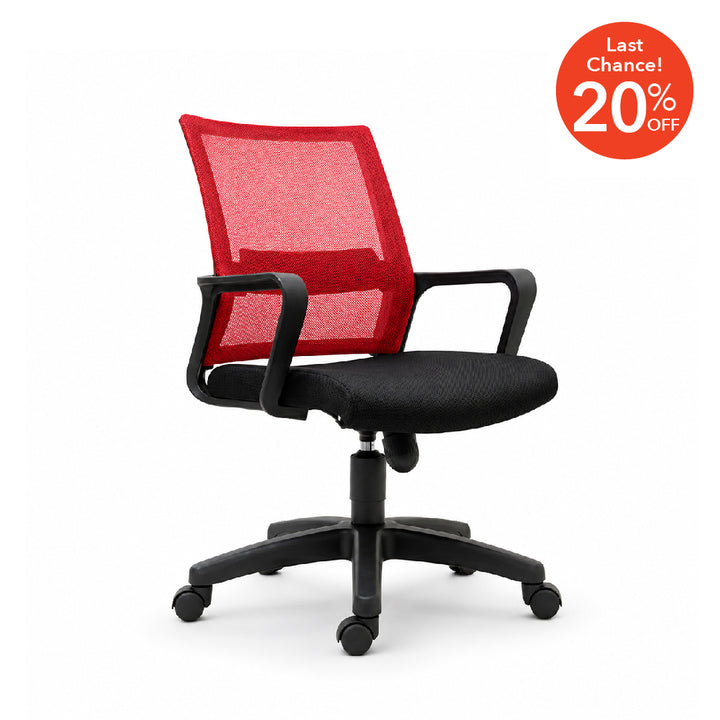 FUGEN 2 Low Back Chair Red