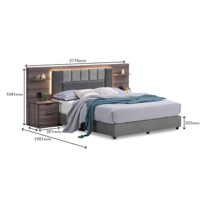 GLAFIRA Modern Bedroom Set