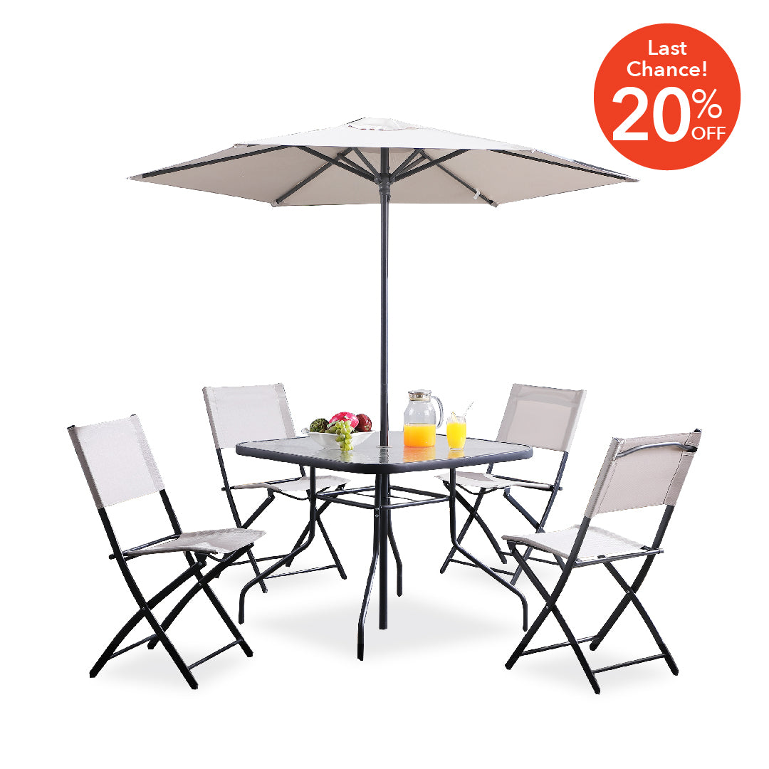 JARDIN Garden Set with Umbrella