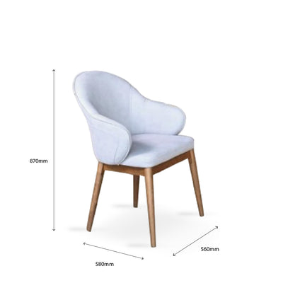 IKI Dining Chair with Armrest