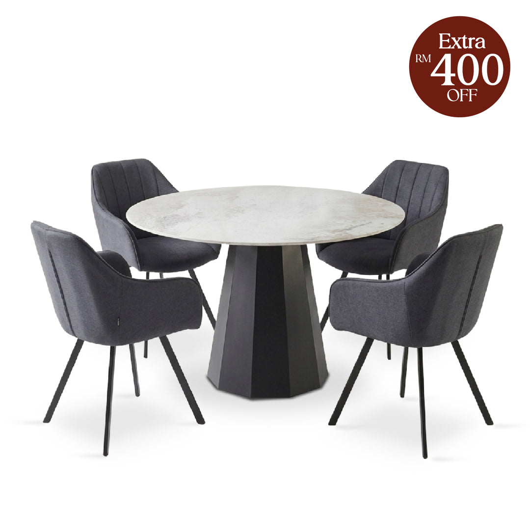 LEINNO Round Dining Set