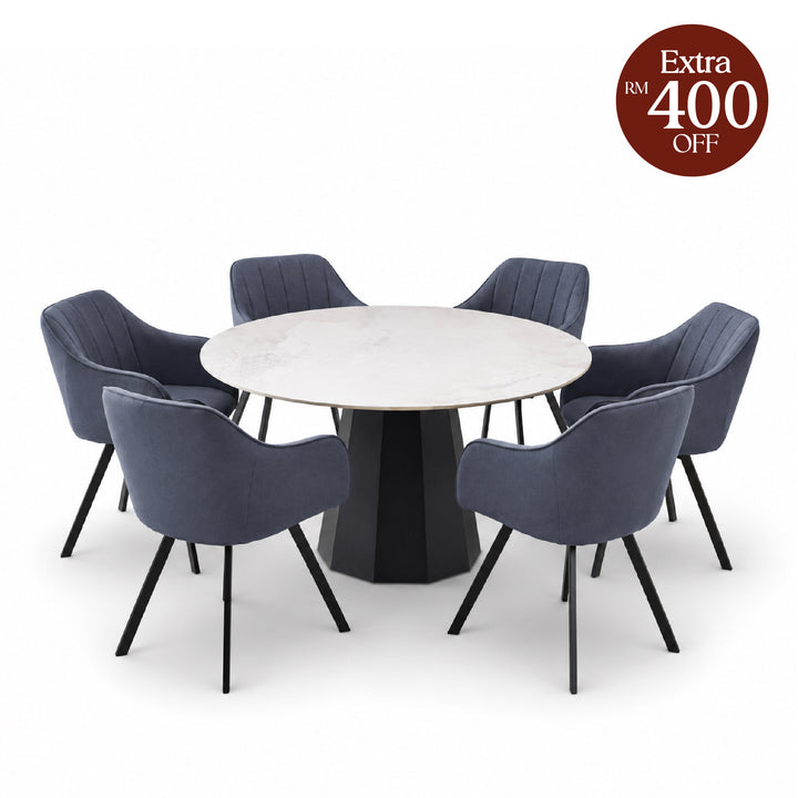 LEINNO Round Dining Set