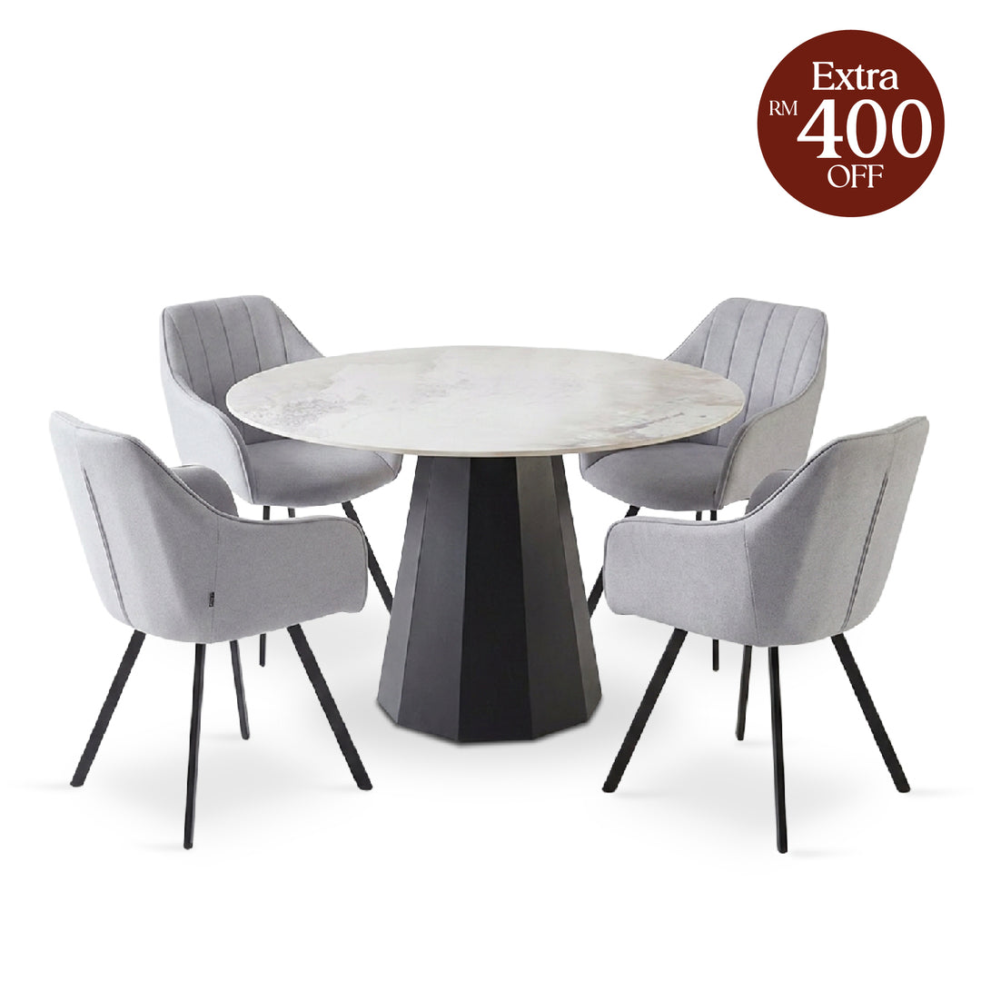 LEINNO Round Dining Set
