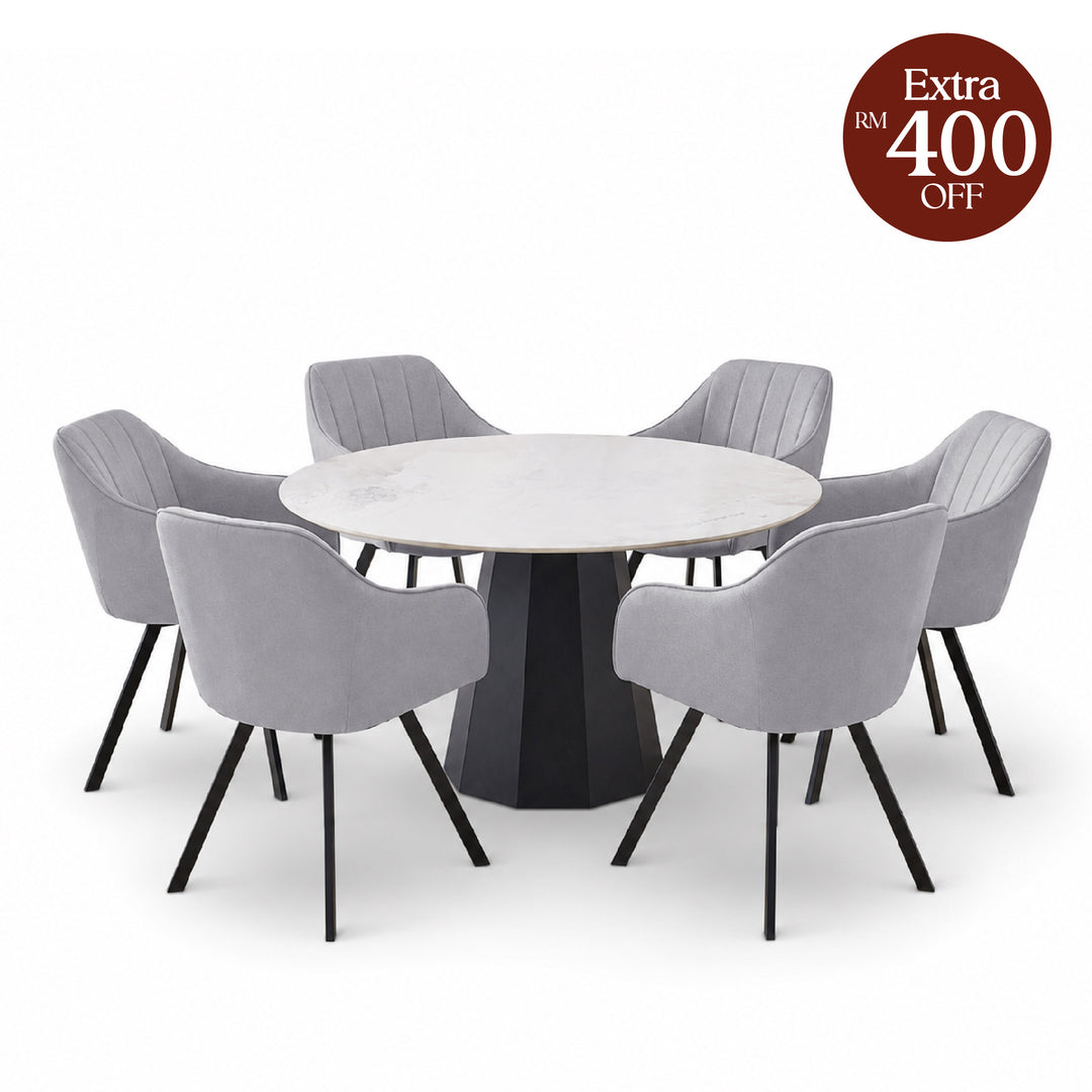 LEINNO Round Dining Set