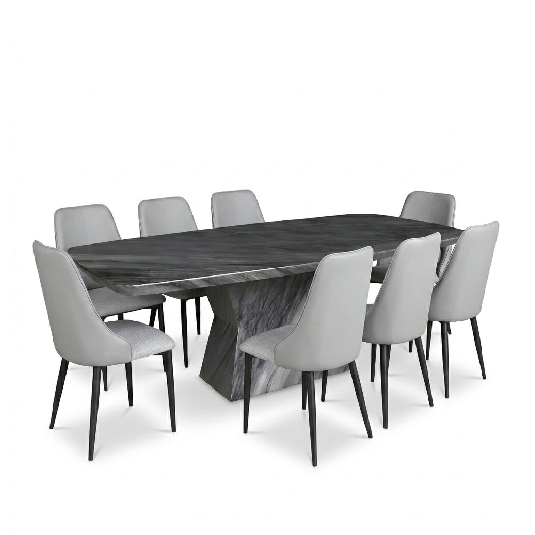LEYRA III Marble Dining Set