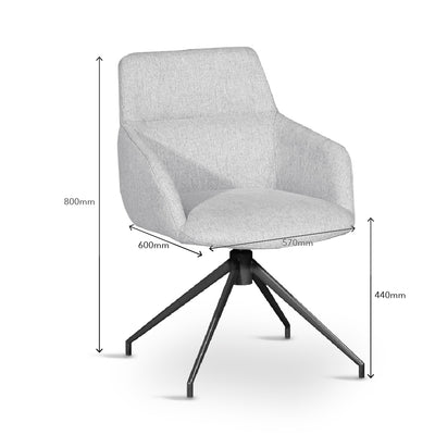 MARIBEL Swivel Dining Chair