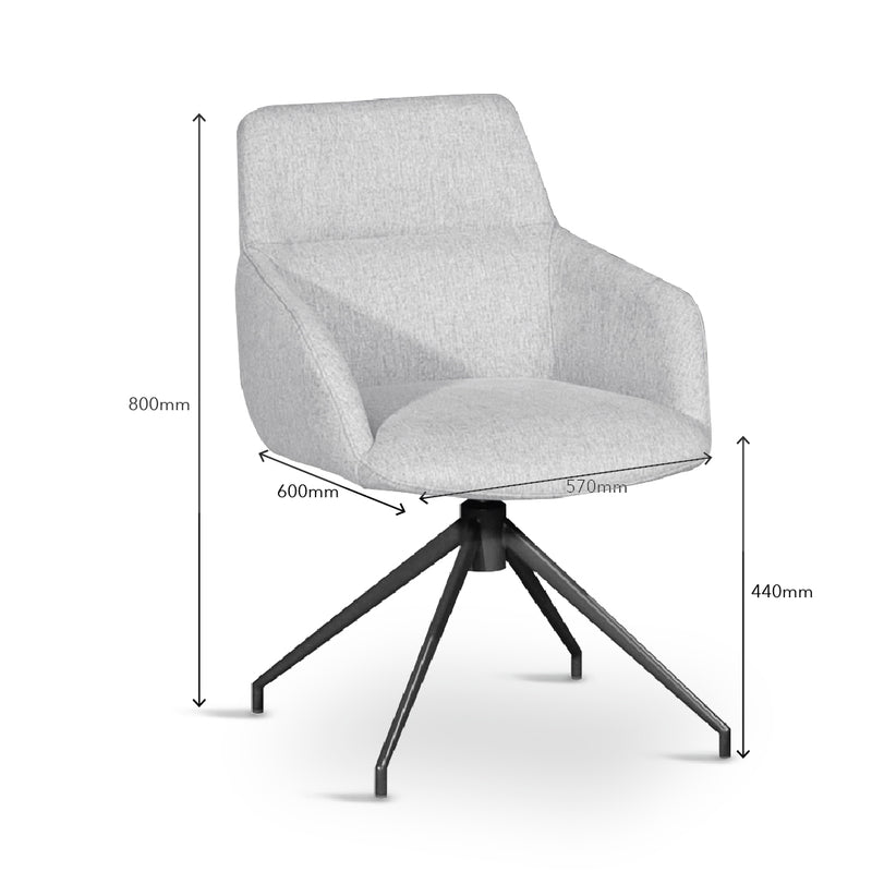 MARIBEL Swivel Dining Chair