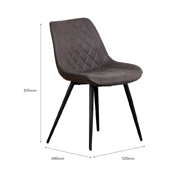 MIKA Dining Chair (Grey)