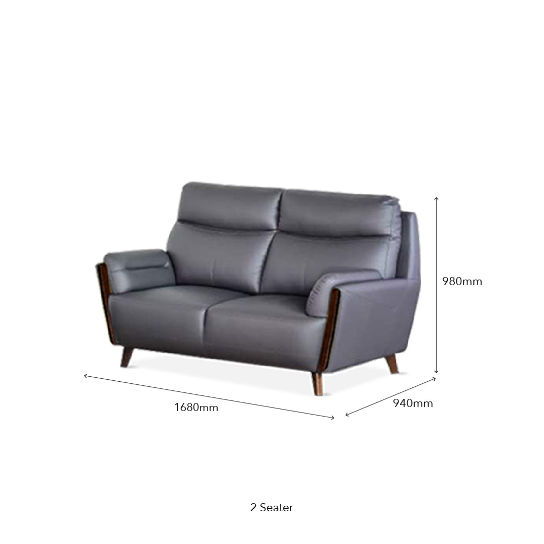 MONROE Leather Sofa Set