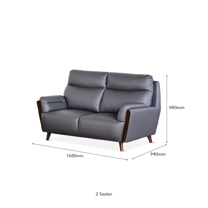MONROE Leather Sofa Set