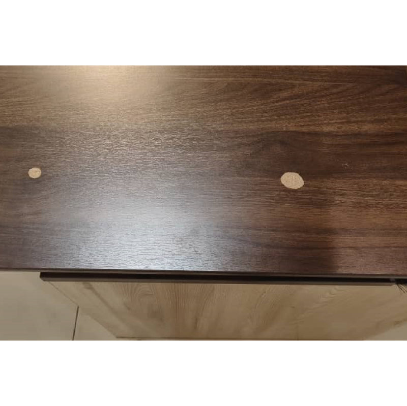Executive Office Table with Side Cabinet