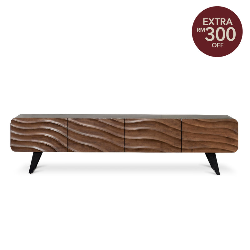 OMBA Wood TV Cabinet