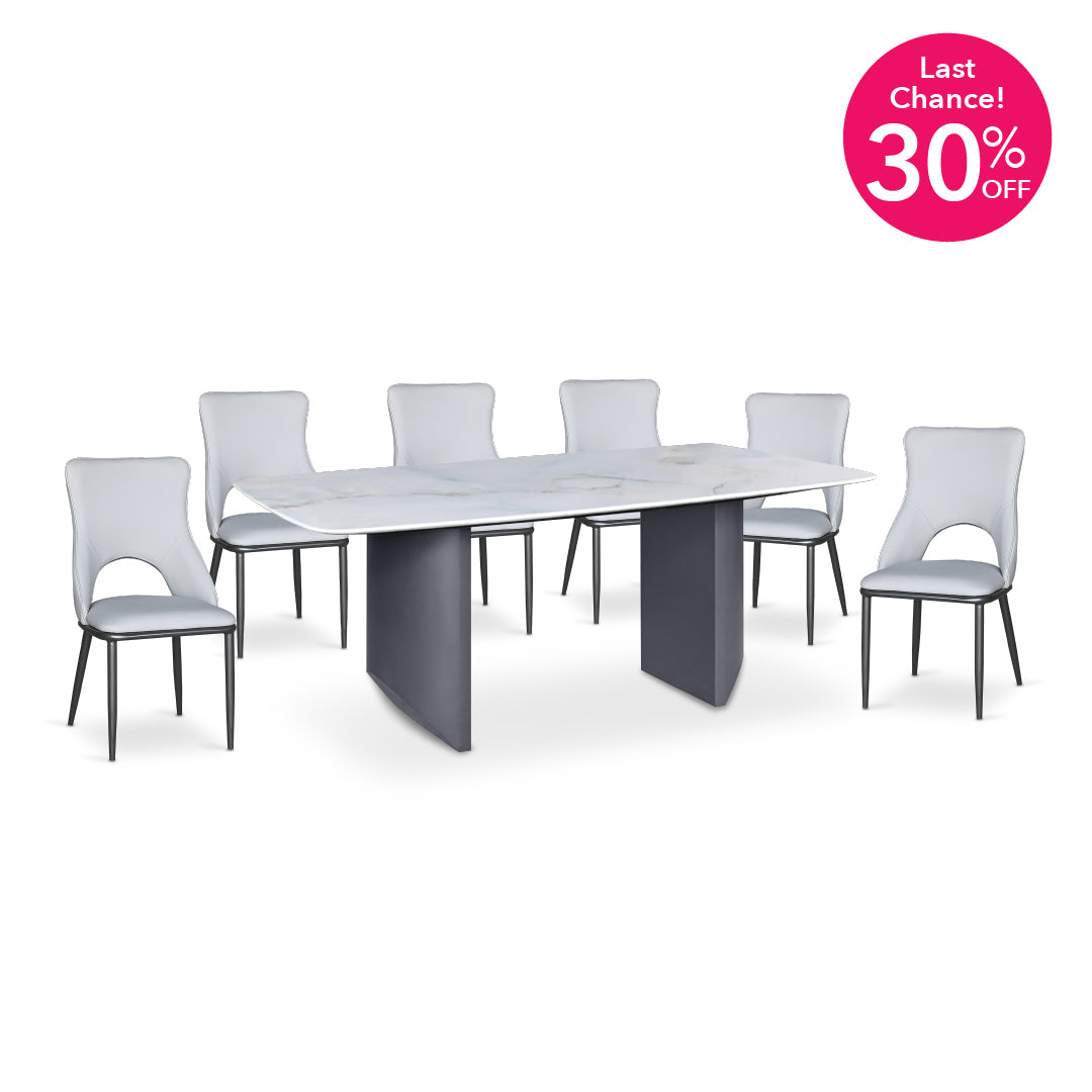PICENO Marble Dining Set