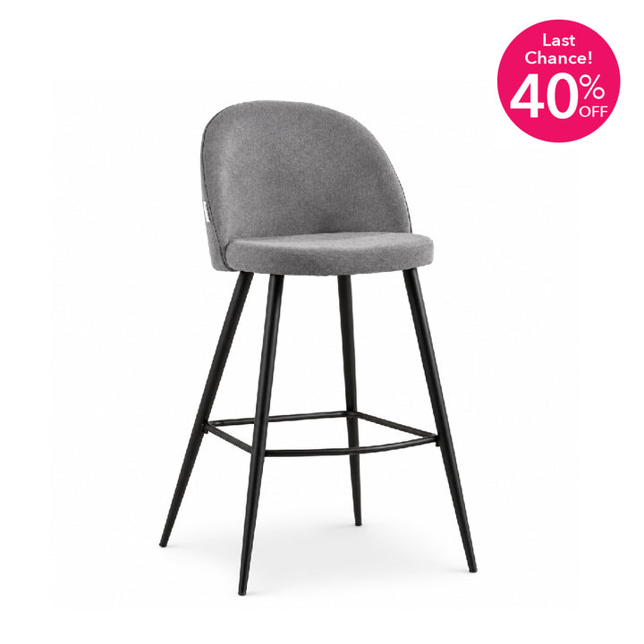 POLLA Bar Chair (Light Grey)