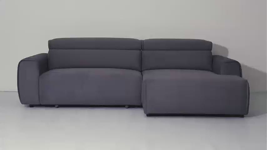 WAJIHA L-Shape Power Slide Out Sofa