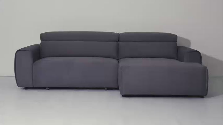 WAJIHA L-Shape Power Slide Out Sofa