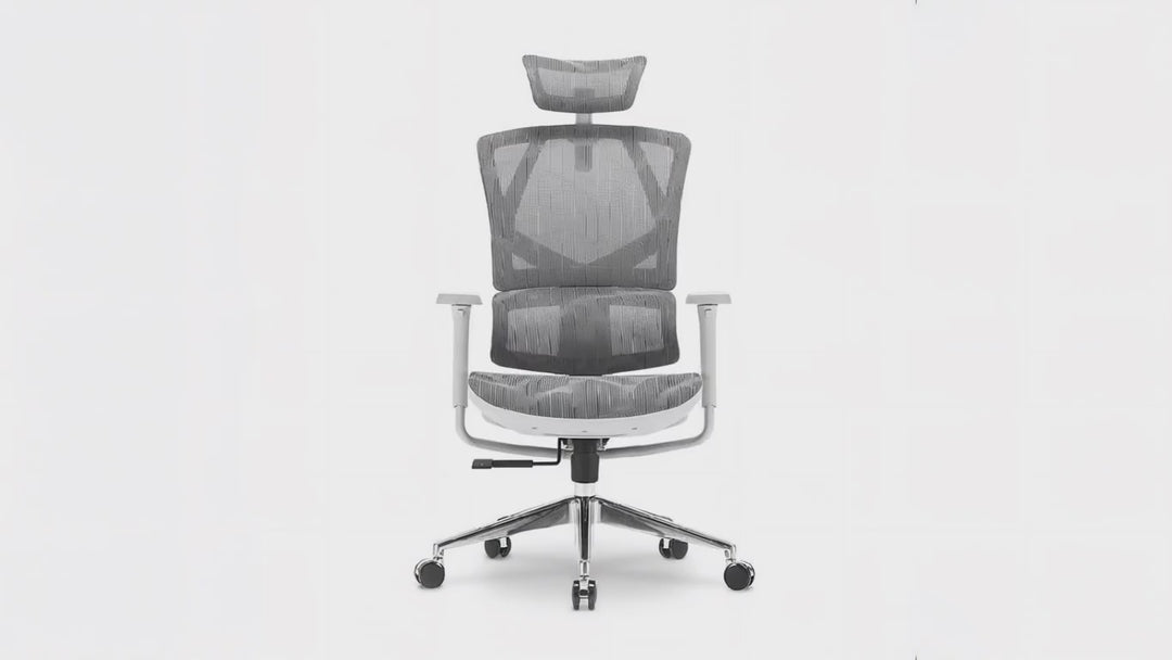 NINOS High Back Premium Gray Office Chair
