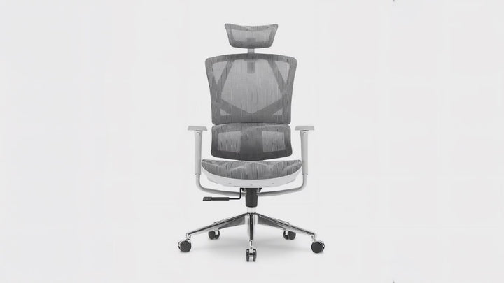 NINOS High Back Premium Gray Office Chair