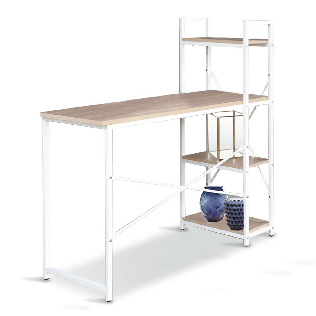ORLEAN Writing Table with Side Shelf
