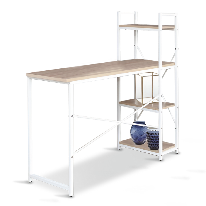 ORLEAN Writing Table with Side Shelf