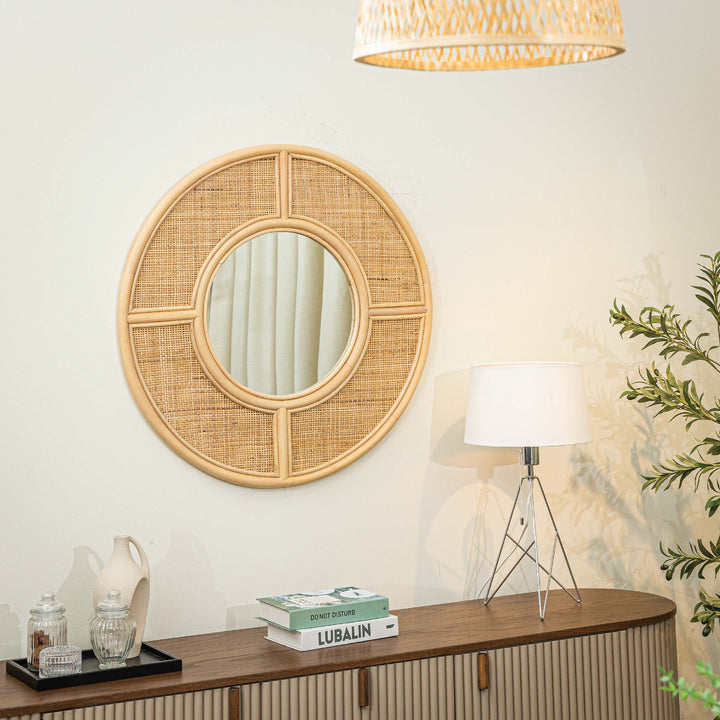 AVA Round Mirror Toasted Sunkai