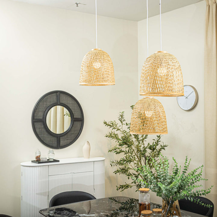 AVA Round Mirror Solid Black