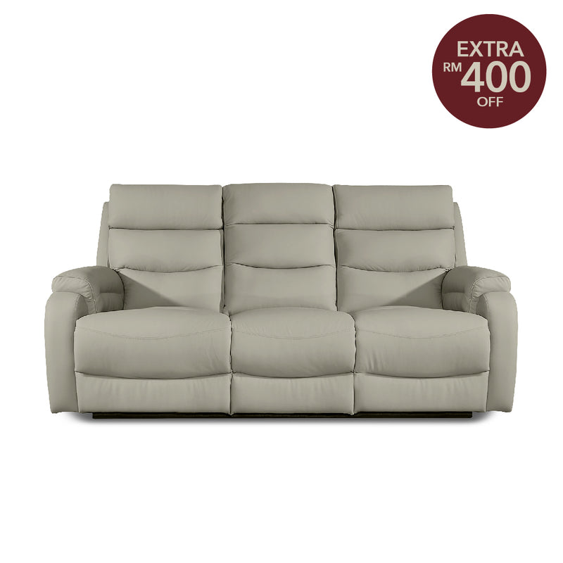 RYDIA Manual Recliner 3 Seater Sofa