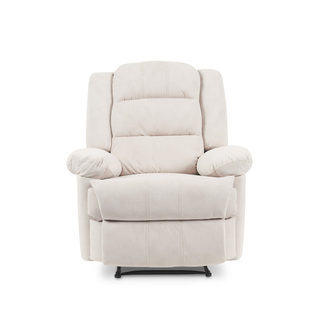 SANDY Manual Recliner 1 Seater Sofa Light Beige