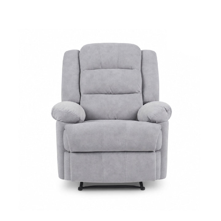 SANDY Manual Recliner 1 Seater Sofa Light Grey