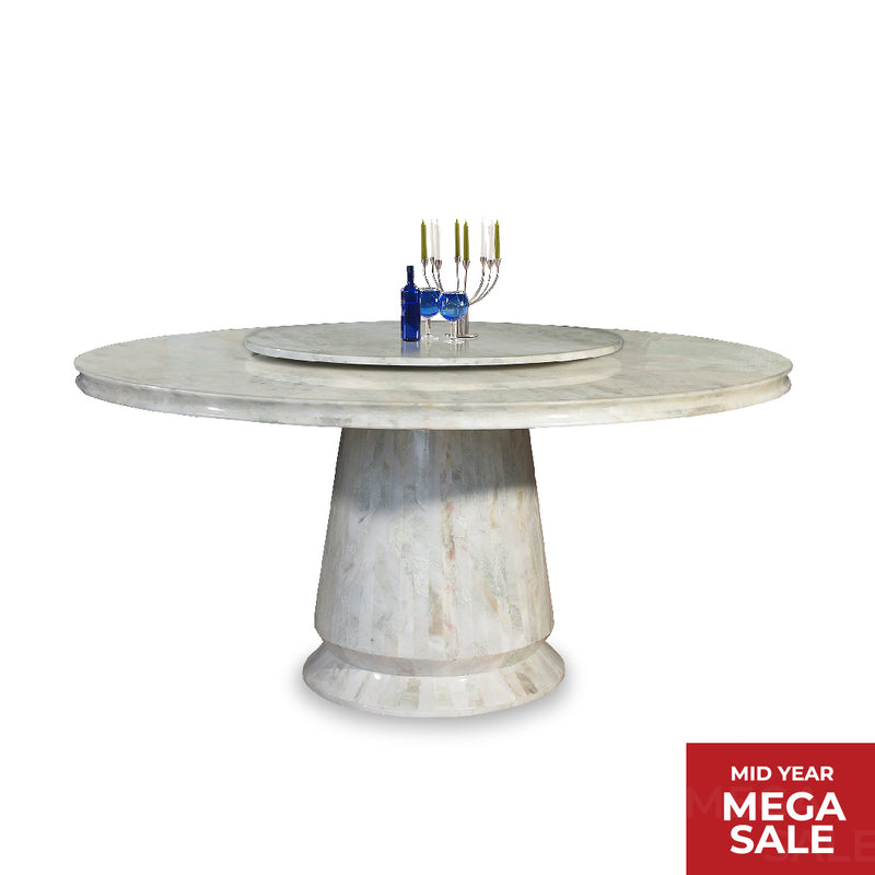 SANTINO Natural Marble Dining Table