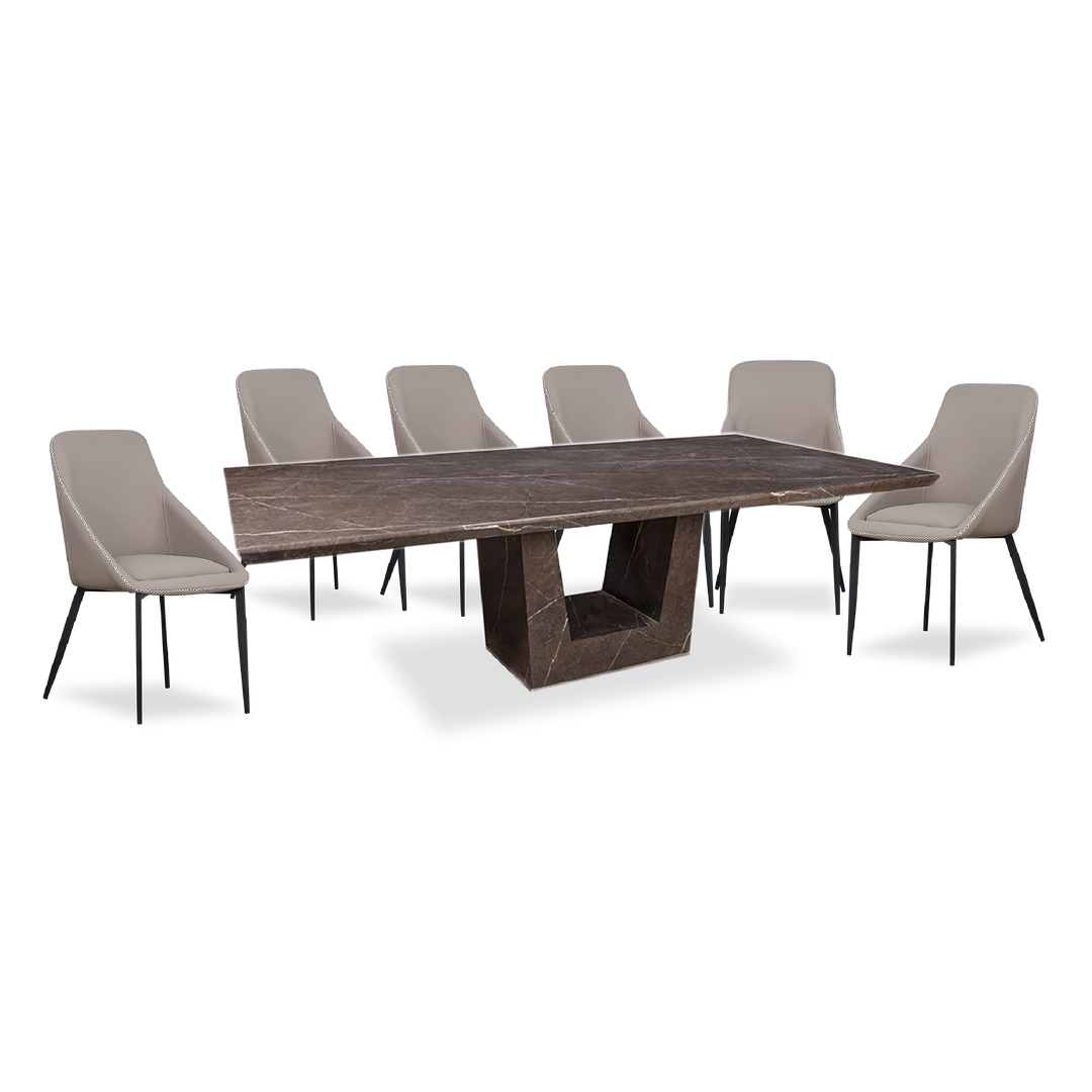LEONTINA Marble Dining Set