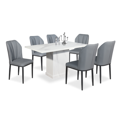 AZEZ Marble Dining Table