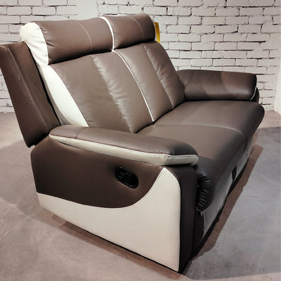 MALMO Leather 2 Recliner Sofa