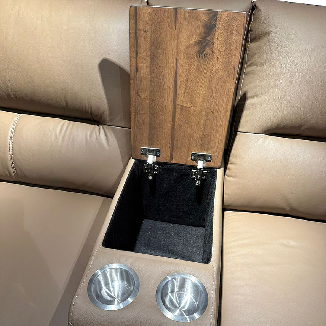 TORVI 3 Seater L-Shape Leather Sofa