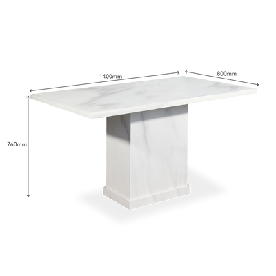 AZEZ Marble Dining Table