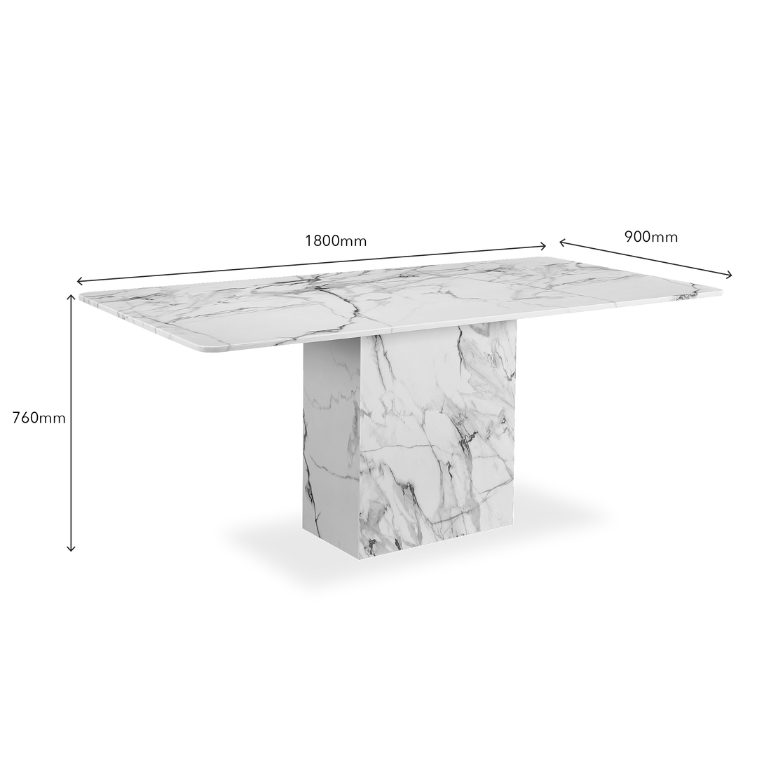 CEARA Marble Dining Set