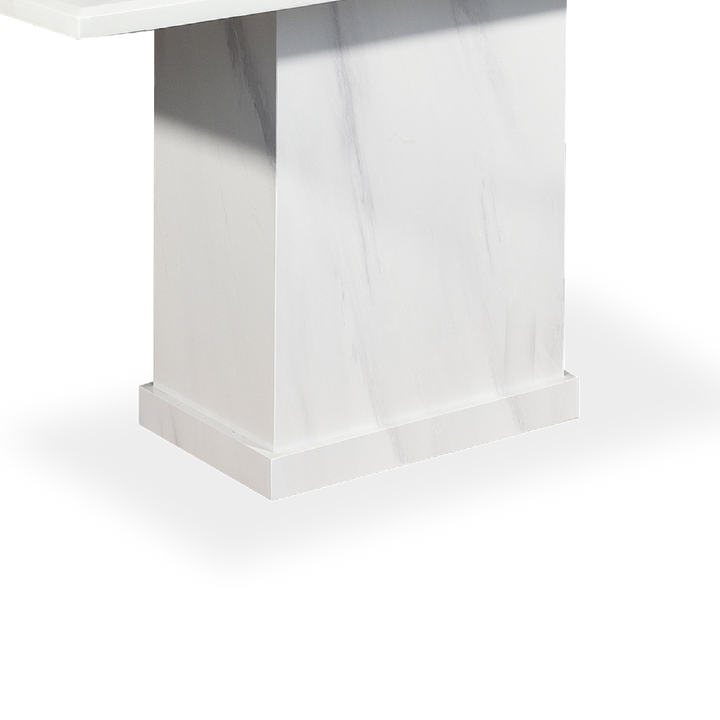 AZEZ Marble Rectangle Dining Set